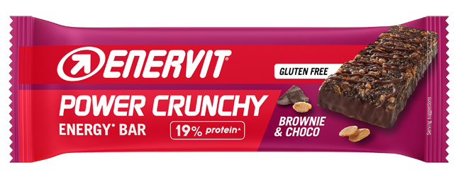 ENERVIT SPORT POWER CRUNCHY BROWNIE E CHOCO 40 G - Farmacia Del Monaco