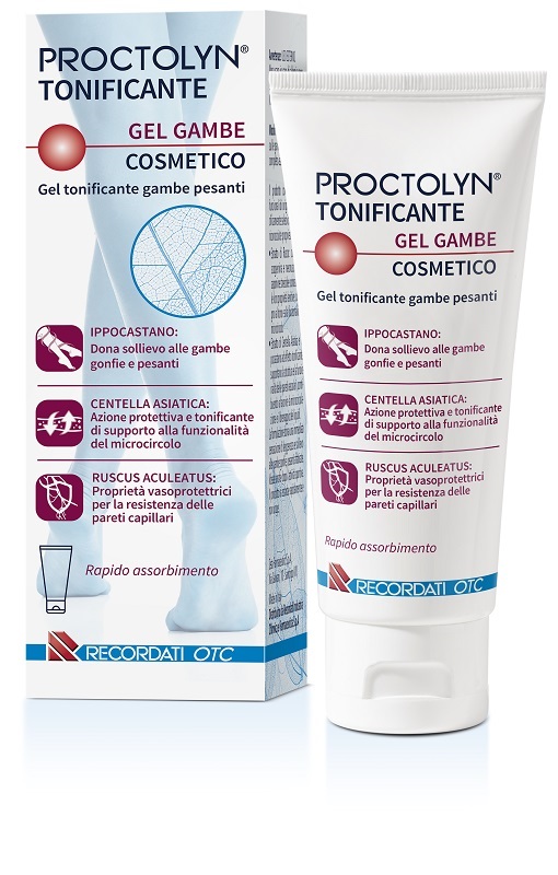 PROCTOLYN TONIFICANTE GEL GAMBE 100 ML - Farmacia Del Monaco