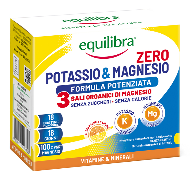 POTASSIO & MAGNESIO ZERO 3 18 BUSTINE - Farmacia Del Monaco