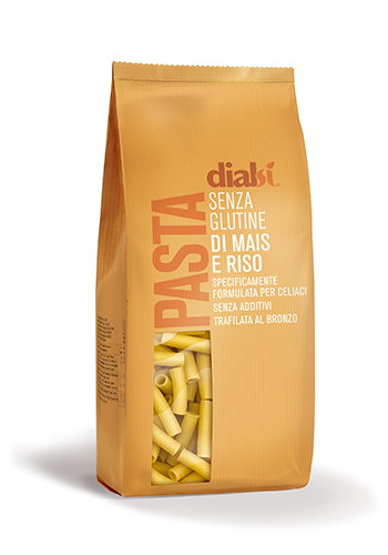 DIALSI' PASTA SENZA GLUTINE DI RISO E MAIS MACCHERONI MB 35 800 G - Farmacia Del Monaco