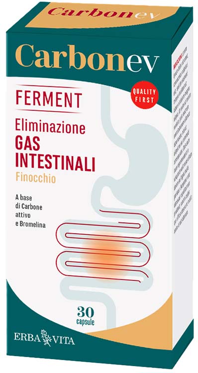CARBON EV FERMENT 30 CAPSULE - Farmacia Del Monaco