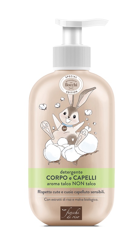 FIOCCHI DI RISO DETERGENTE CORPO CAPELLI TALCO SPECIAL 400 ML - Farmacia Del Monaco