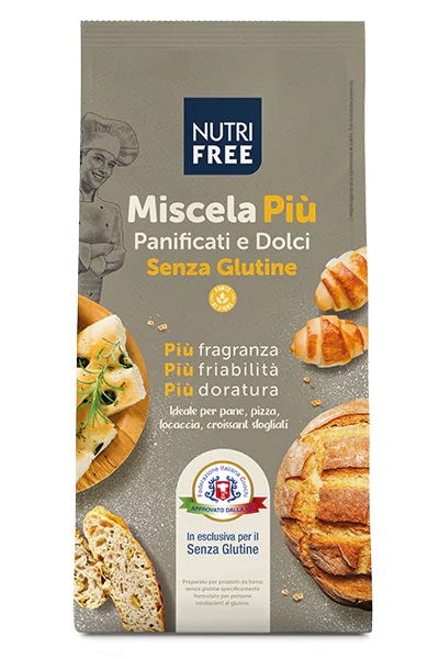 NUTRIFREE MISCELA PIU' PANIFICATI E DOLCI 1 KG - Farmacia Del Monaco