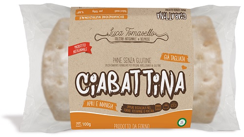 CIABATTINA PANE SENZA GLUTINE 100 G - Farmacia Del Monaco
