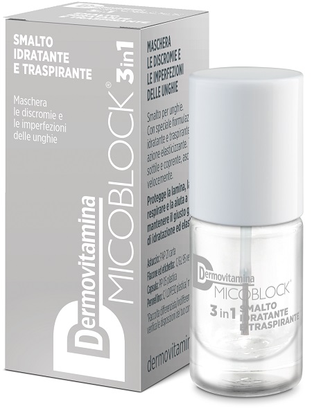 DERMOVITAMINA MICOBLOCK SMALTO BASE&TOP COAT 19 TRASPARENTE 5 ML - Farmacia Del Monaco