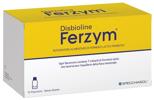 DISBIOLINE FERZYM 10 FLACONCINI DA 8 ML - Farmacia Del Monaco