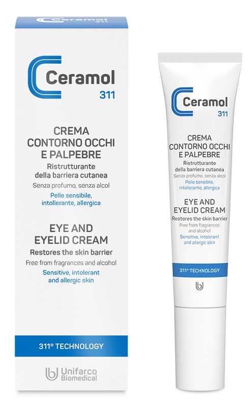 CERAMOL CREMA CONTORNO OCCHI E PALPEBRE 15 ML - Farmacia Del Monaco