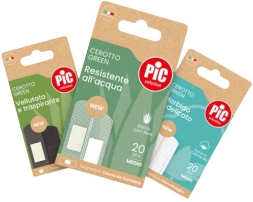 CEROTTO PIC GREEN BAMBU' ALOE STERILE 5X7,5 CM 5 PEZZI - Farmacia Del Monaco