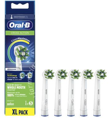 ORALB POWER REFILL EB50 CROSSACTION 5 PEZZI - Farmacia Del Monaco