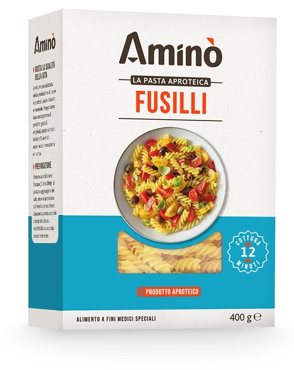 AMINO LA PASTA APROTEICA FUSILLI 400 G - Farmacia Del Monaco