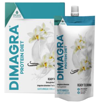 DIMAGRA PROTEIN DIET VANIGLIA 7 PEZZI DA 220 G - Farmacia Del Monaco