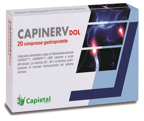 CAPINERV DOL 20 COMPRESSE GASTROPROTETTE - Farmacia Del Monaco