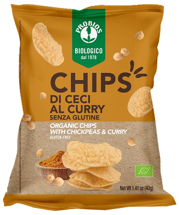 PROBIOS CHIPS CECI CURRY 40 G - Farmacia Del Monaco