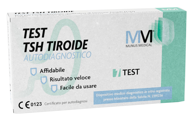 MUNUS MEDICAL TEST AUTODIAGNOSTICO TSH TIROIDE - Farmacia Del Monaco