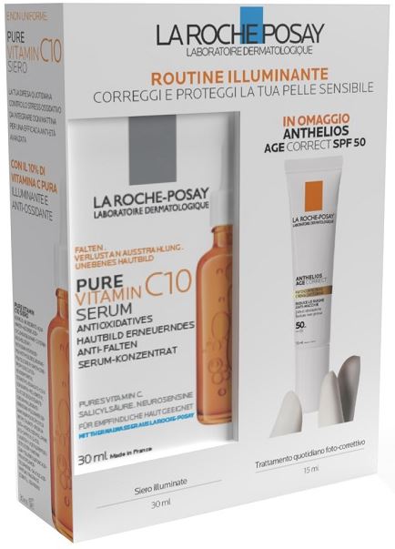 KIT VITAMIN C10 SIERO 30 ML+AGE 15 ML - Farmacia Del Monaco