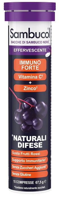 SAMBUCOL EFFERVESCENTE 15 COMPRESSE - Farmacia Del Monaco