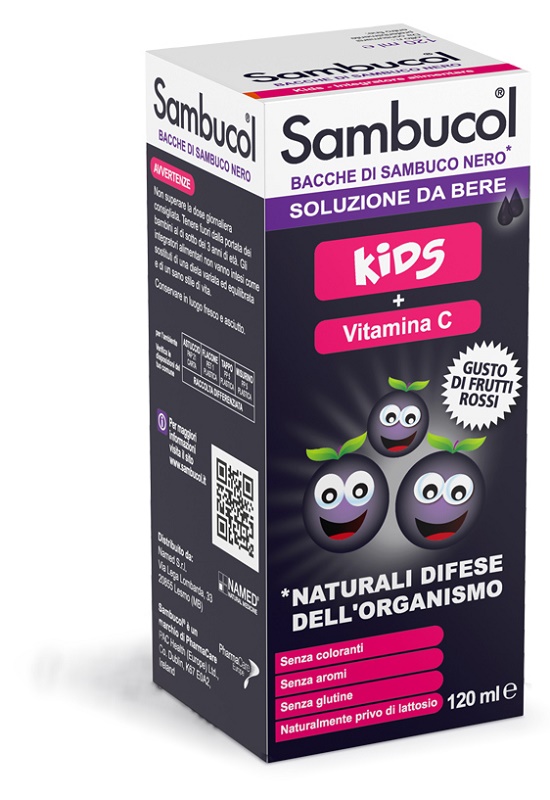 SAMBUCOL SOLUZIONE DA BERE KIDS 120 ML - Farmacia Del Monaco