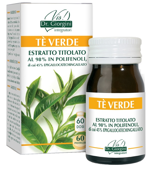 TE VERDE ESTRATTO TITOLATO 30 G 60 PASTIGLIE - Farmacia Del Monaco