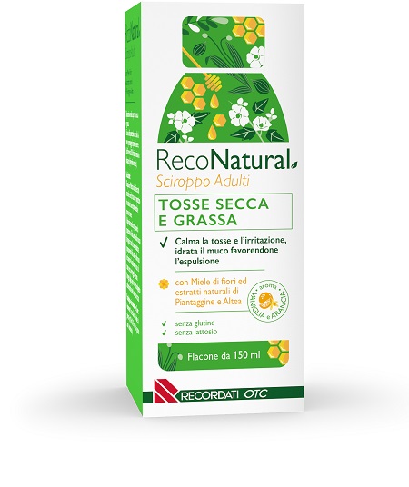 RECONATURAL SCIROPPO TOSSE ADULTI 150 ML - Farmacia Del Monaco