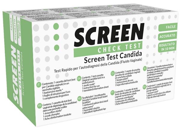 SCREEN TEST RAPIDO SCREEN TEST CANDIDA AUTODIAGNOSTICO 1 PEZZO - Farmacia Del Monaco