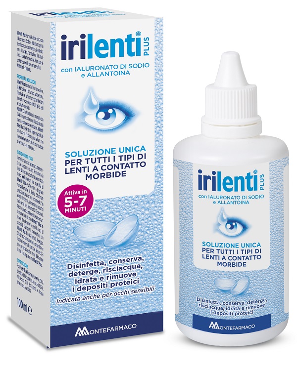 SOLUZIONE UNICA PER LENTI A CONTATTO IRILENTI 100 ML - Farmacia Del Monaco