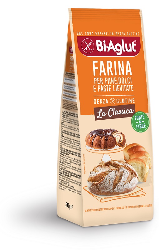 BIAGLUT FARINA SENZA GLUTINE CLASSICA 500 G - Farmacia Del Monaco
