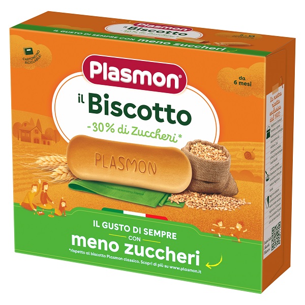 PLASMON BISCOTTO -30% ZUCCHERO 320 G - Farmacia Del Monaco