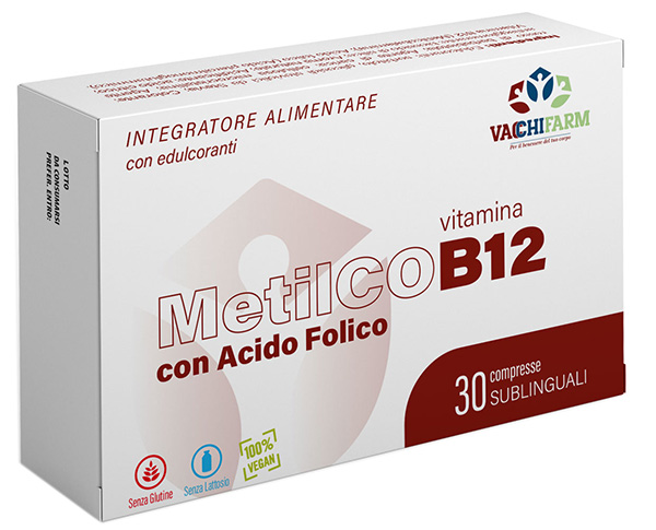 METILCOB12 30 COMPRESSE SUBLINGUALI 500MG CON EDULCORANTI SENZA GLUTINE E LATTOSIO - Farmacia Del Monaco