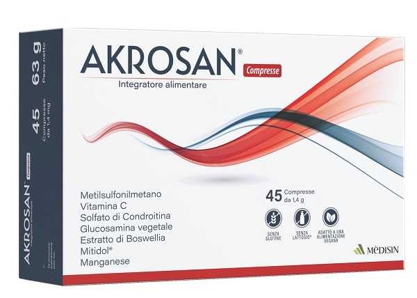 AKROSAN 45 COMPRESSE - Farmacia Del Monaco