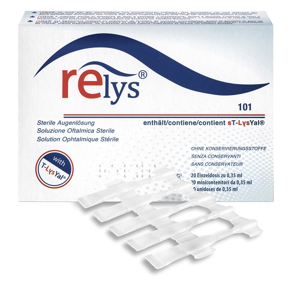 RELYS MONODOSE SOLUZIONE OFTALMICA 20 MINICONTENITORI DA 0,35 ML SENZA CONSERVANTI - Farmacia Del Monaco