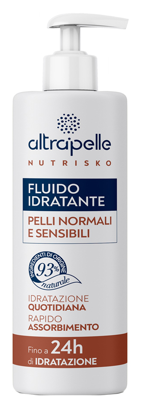 ALTRAPELLE NUTRISKO FLUIDO IDRATANTE PELLI NORMALI SENSIBILI 400 ML - Farmacia Del Monaco