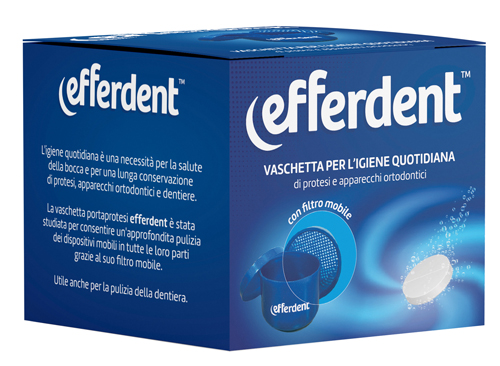 EFFERDENT VASCHETTA PORTAPROTESI - Farmacia Del Monaco