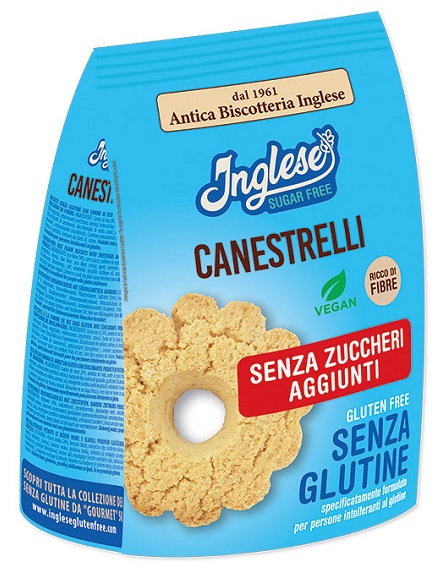 INGLESE BISCOTTI CANESTRELLI SENZA ZUCCHERI AGGIUNTI 200 G - Farmacia Del Monaco