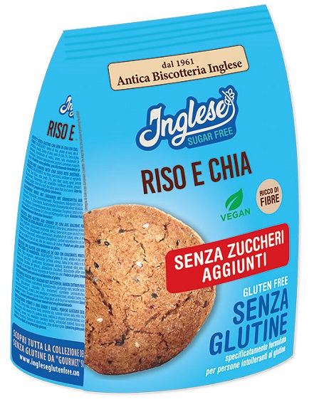 INGLESE BISCOTTI GRISO E CHIA SENZA ZUCCHERI AGGIUNTI 200 G - Farmacia Del Monaco