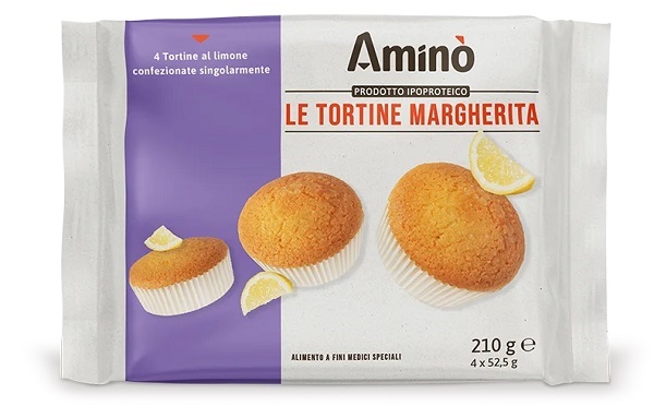 AMINO' LE TORTINE MARGHERITA 4 PEZZI X 52,5G - Farmacia Del Monaco