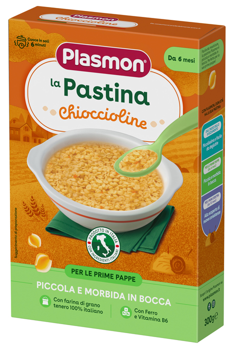 PLASMON PASTA CHIOCCIOLINE 300 G - Farmacia Del Monaco