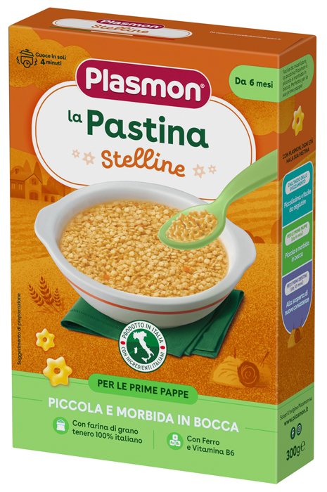 PLASMON PASTA STELLINE 300 G - Farmacia Del Monaco