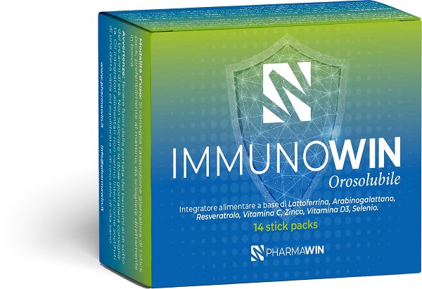 IMMUNOWIN 14 STICK PACKS DA 1,5 G SENZA GLUTINE SENZA LATTOSIO - Farmacia Del Monaco