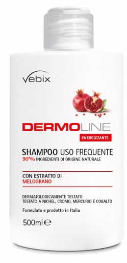 VEBIX DERMOLINE MELOGRANO SHAMPOO USO FREQUENTE 500 ML - Farmacia Del Monaco