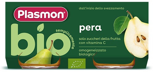 PLASMON OMOGENEIZZATO BIO PERA 2 VASETTI X 80 G - Farmacia Del Monaco