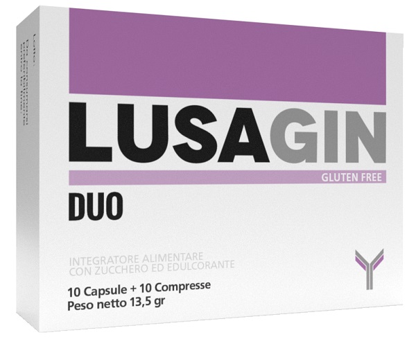 LUSAGIN DUO 10 CAPSULE + 10 COMPRESSE - Farmacia Del Monaco