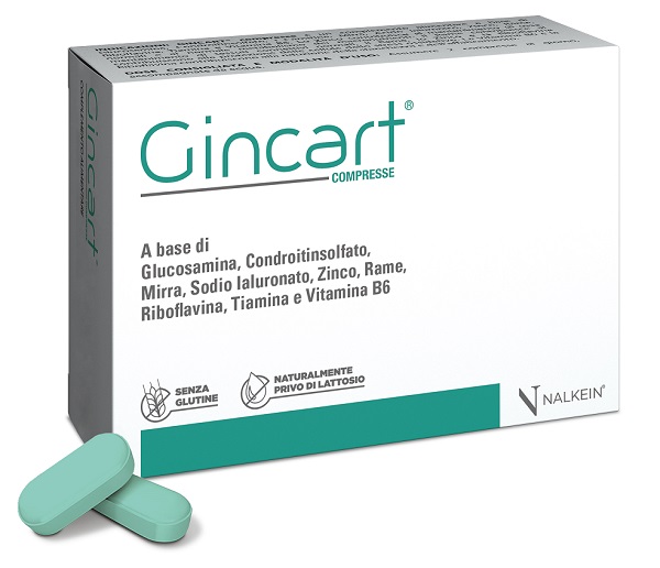 GINCART 30 COMPRESSE RIVESTITE DA 1,25 G SENZA GLUTINE NATURALMENTE PRIVO DI LATTOSIO - Farmacia Del Monaco