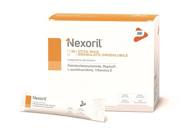 NEXORIL 30 STICK PACK GRANULATO OROSOLUBILE CON EDULCORANTI SENZA GLUTINE SENZA LATTOSIO SENZA ZUCCHERI - Farmacia Del Monaco