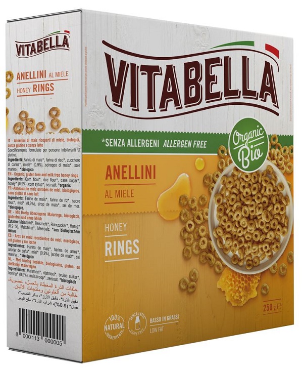 VITABELLA ANELLINI AVENA MIELE 300 G - Farmacia Del Monaco