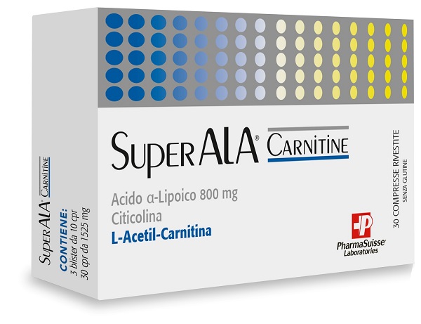 SUPERALA CARNITINE 30 COMPRESSE - Farmacia Del Monaco