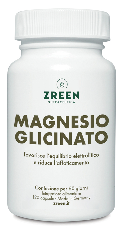 ZREEN MAGNESIO GLICINATO 120 CAPSULE - Farmacia Del Monaco