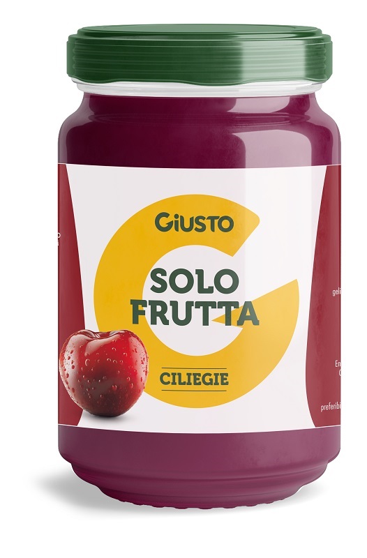 GIUSTO SOLO FRUTTA CONFETTURA CILIEGIE 220 G - Farmacia Del Monaco