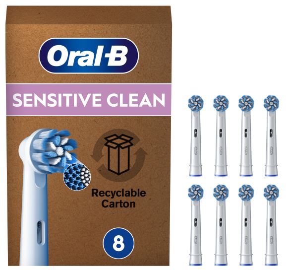 ORALB POWER REFILL EB60 SENSITIVE 8 PEZZI - Farmacia Del Monaco