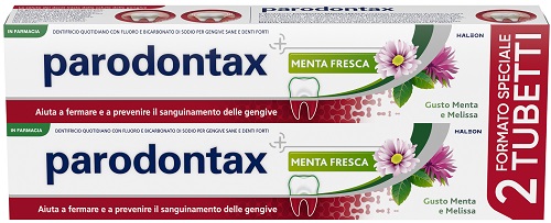 PARODONTAX BIPACK MENTA FRESCA 2 X 75 ML - Farmacia Del Monaco