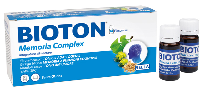 BIOTON MEMORIA COMPLEX 14 FLACONCINI DA 10 ML - Farmacia Del Monaco